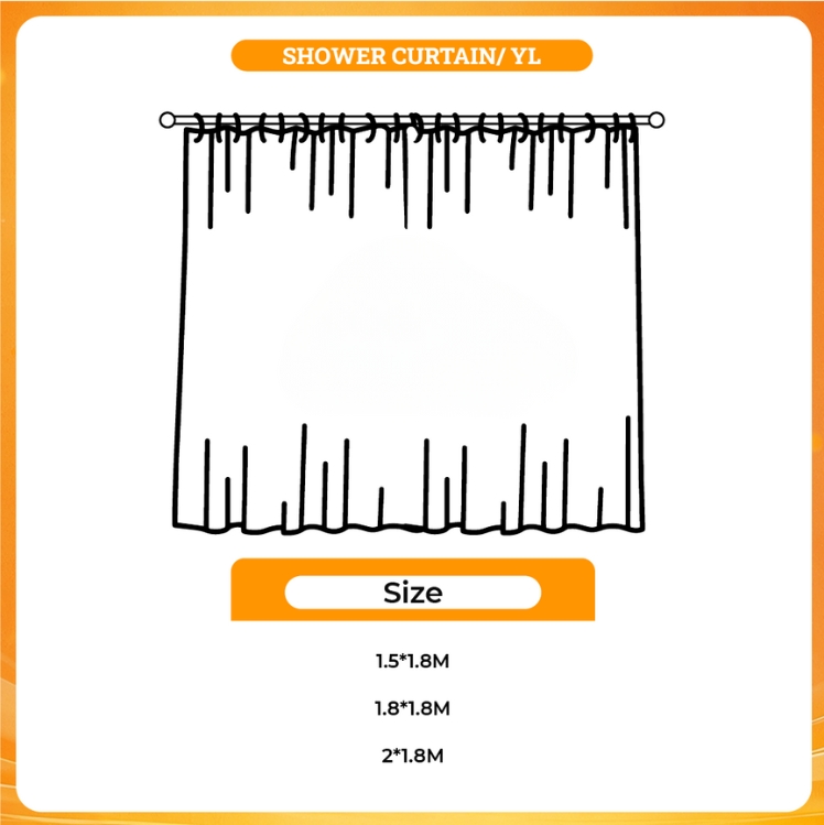 3D shower curtain - Pompompurin Store
